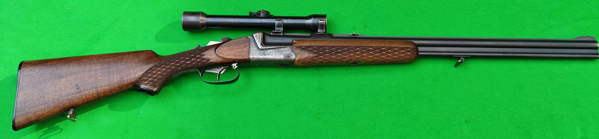 Bockbüchsflinte 5,6x52R & 16/70 mit Handspannung