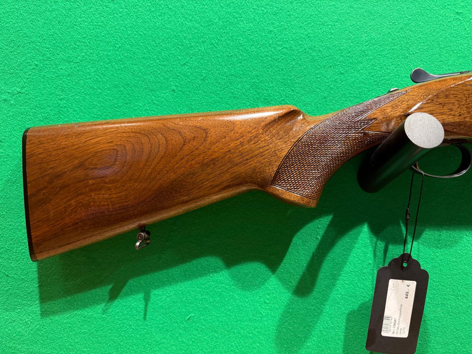 Bockdoppelflinte 12/70 mit selektivem Einabzug