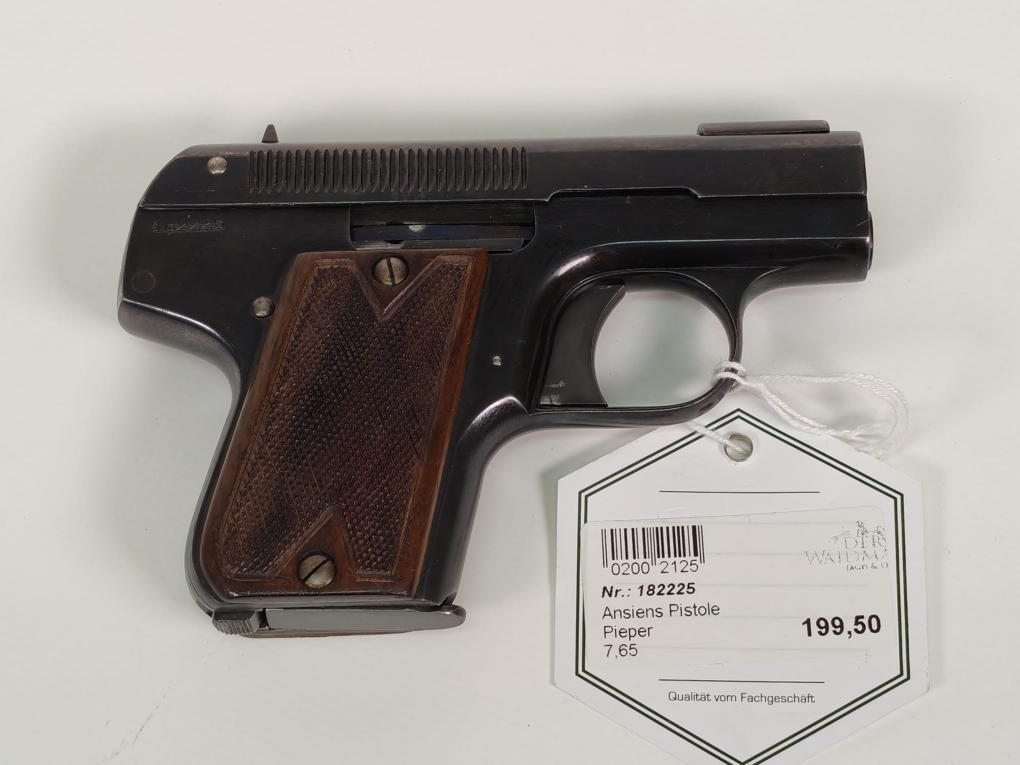 Ansiens Mod. Pieper 7,65mm Browning