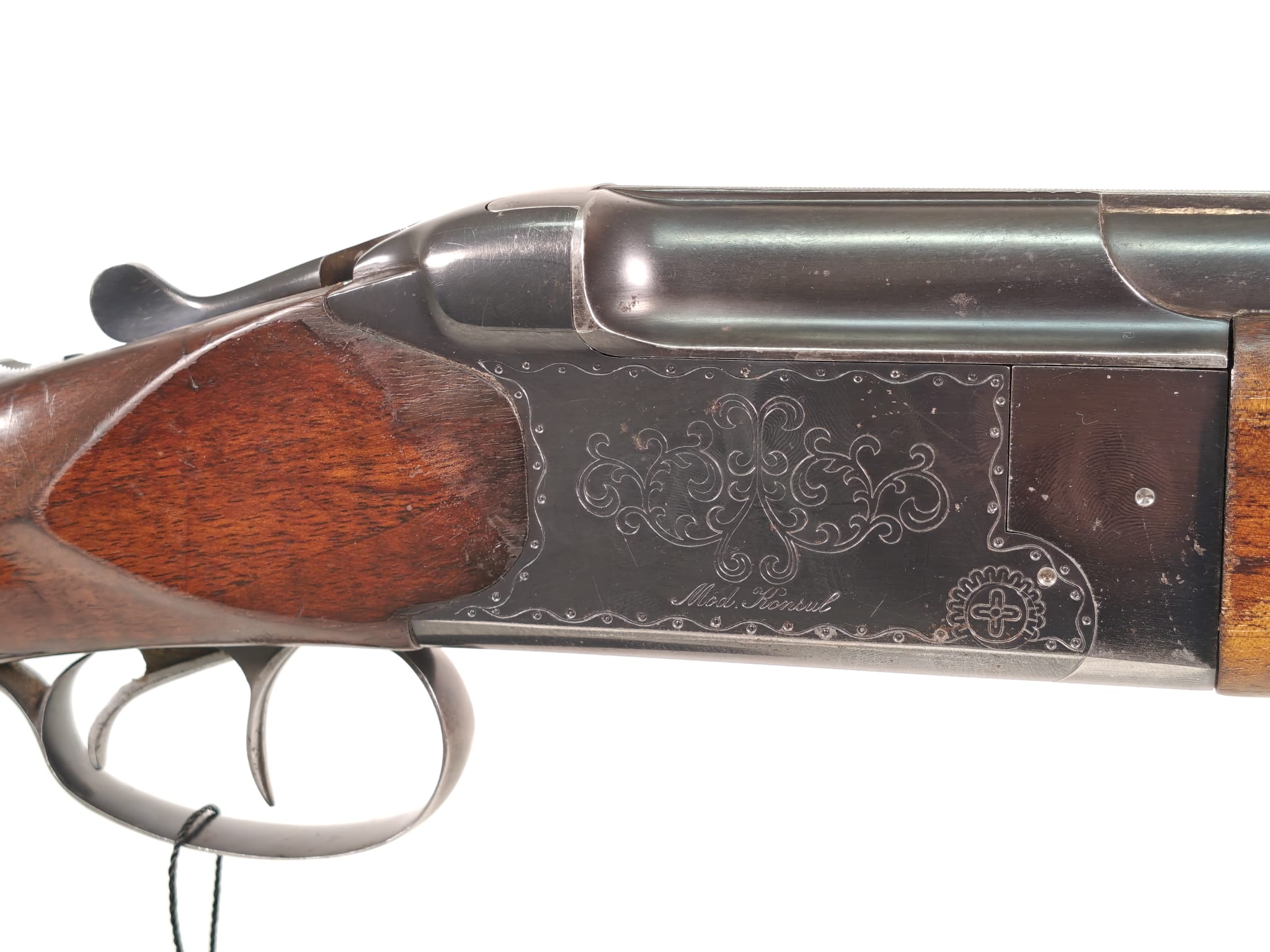 Consul Mod. Konsul Bockdoppelflinte 12/70 mit Ejektoren