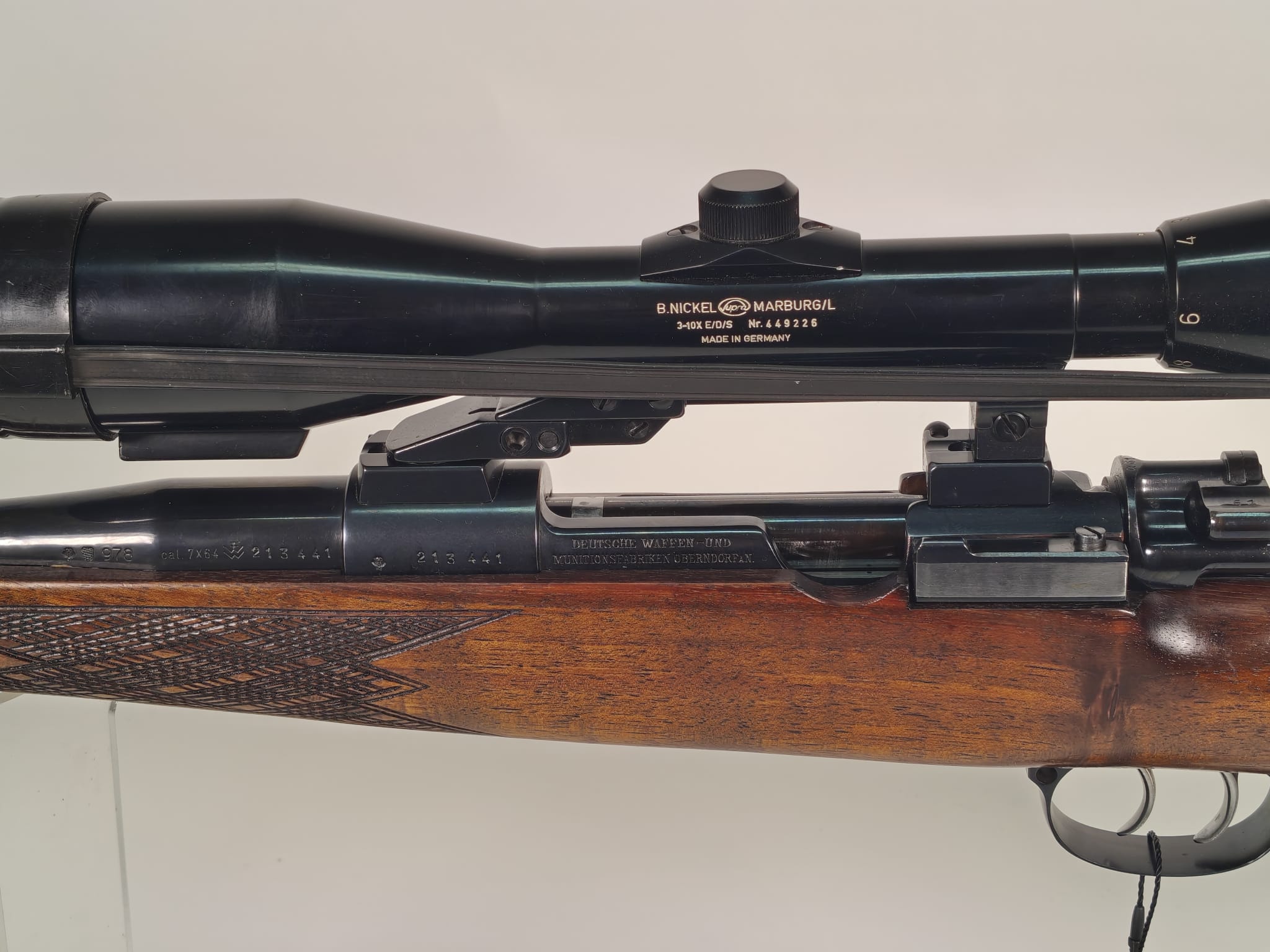 Frankonia Mod. Favorit De Luxe 7x64 inkl. B. Nickel 3-10x40