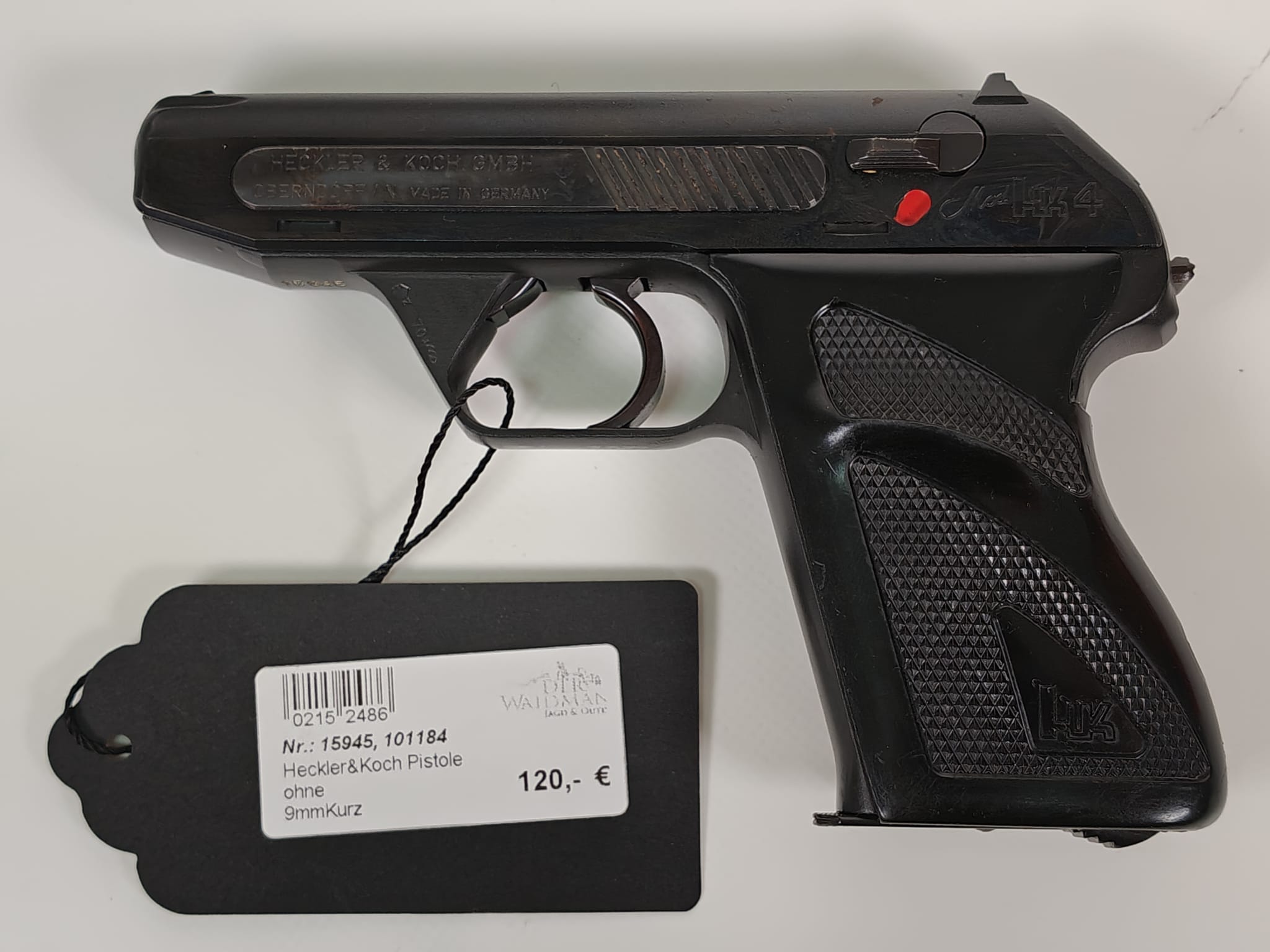 Heckler & Koch Mod. HK4 9mm kurz inkl. .22lr Wechsellauf