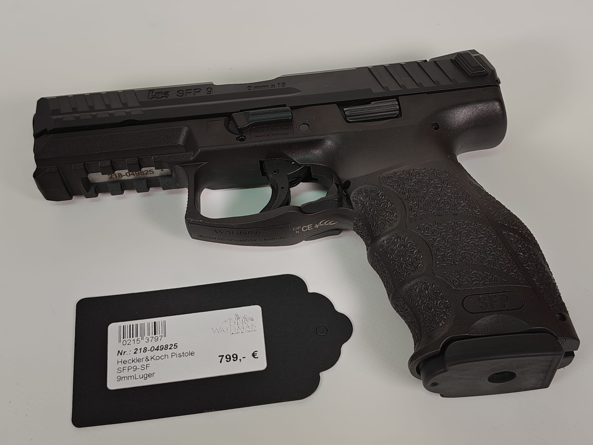 Heckler & Koch SFP9 9mmLuger inkl. Koffer und Zubehör