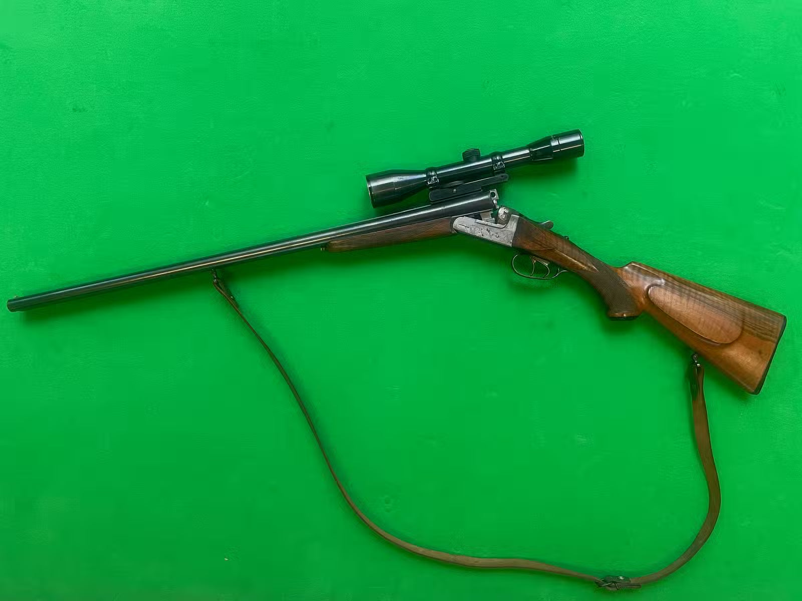 Doppelflinte 16/70 mit Zielfernrohr