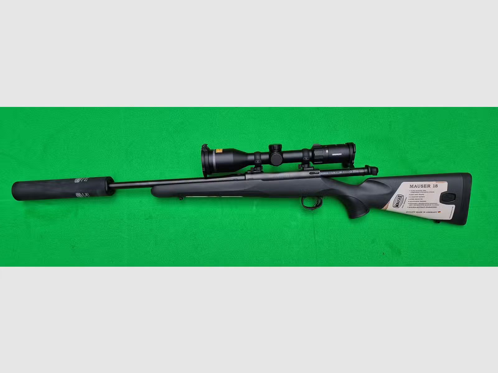 Komplettpaket M18 Repetierer mit A-TEC H3 Schalldämpfer