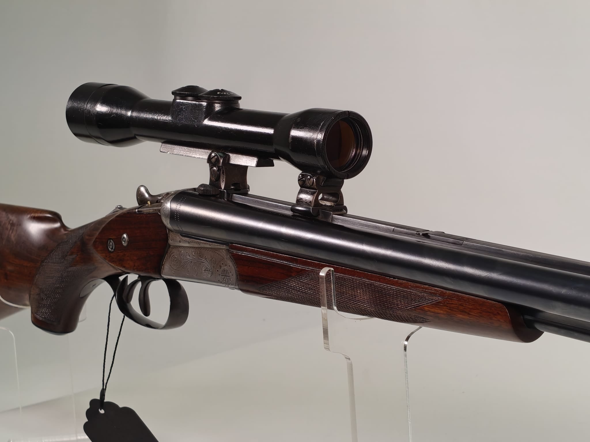 Merkel Drilling 7x57R, 12/70 und .22Hornet Einstecklauf VVV inkl. Zeiss Ziel-4