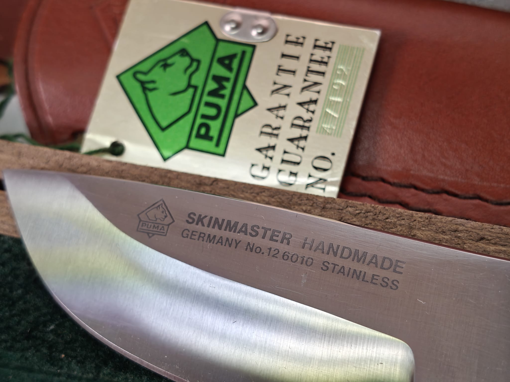 Puma Skinmaster inkl. Scheide + Holzbox