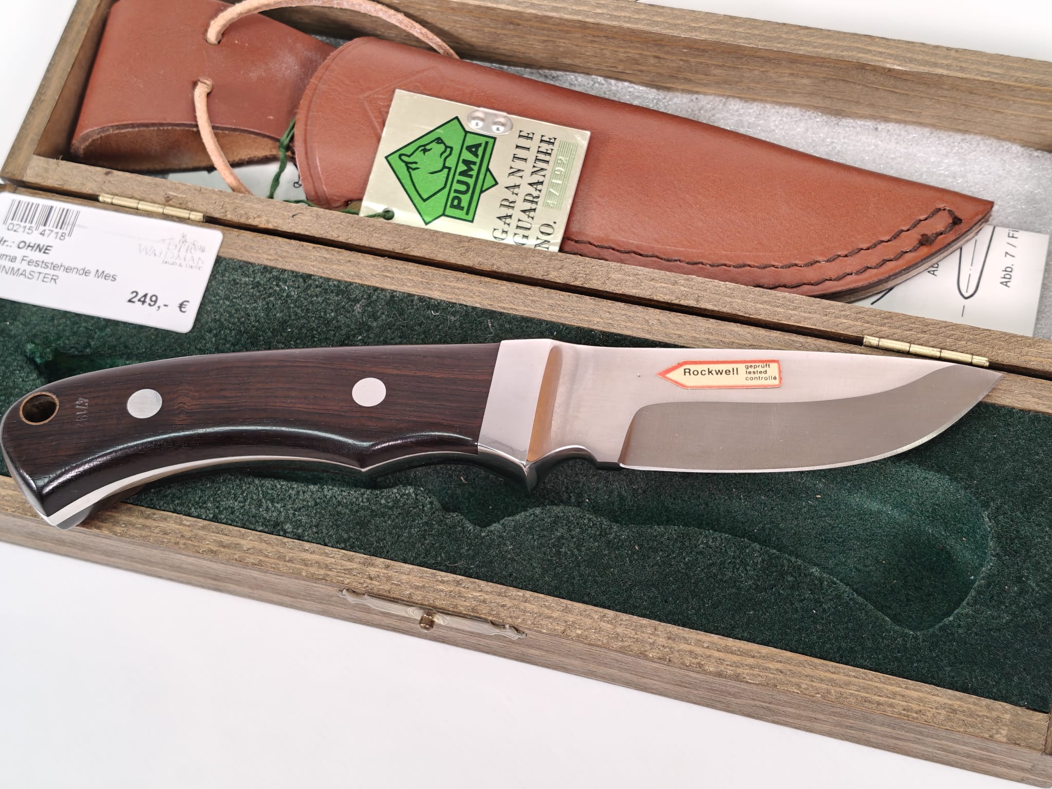Puma Skinmaster inkl. Scheide + Holzbox
