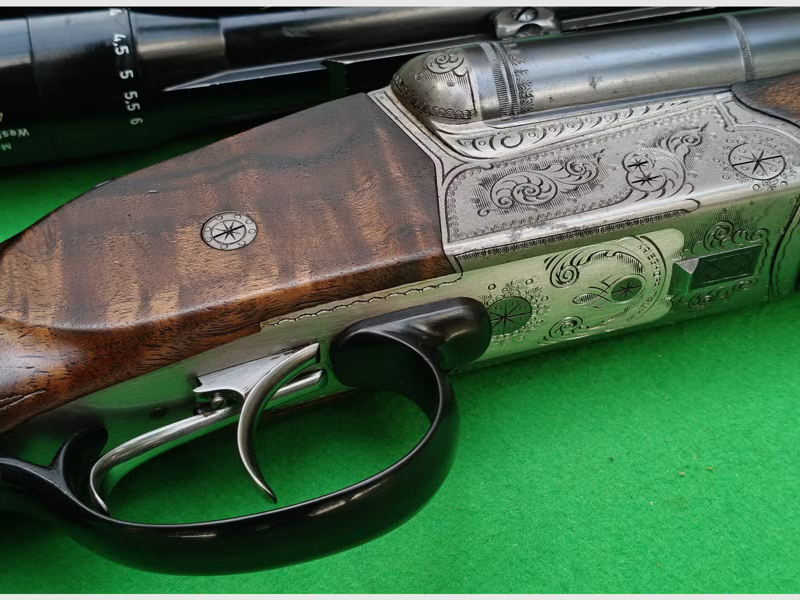 Drilling Modell Trumpf 7x65R / 16/70 mit Einstecklauf .22 Mag.