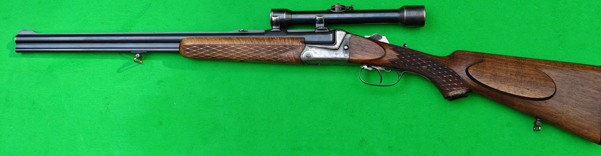Bockbüchsflinte 5,6x52R & 16/70 mit Handspannung