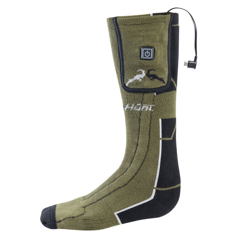 Beheizbare Jagdsocken mit Akku