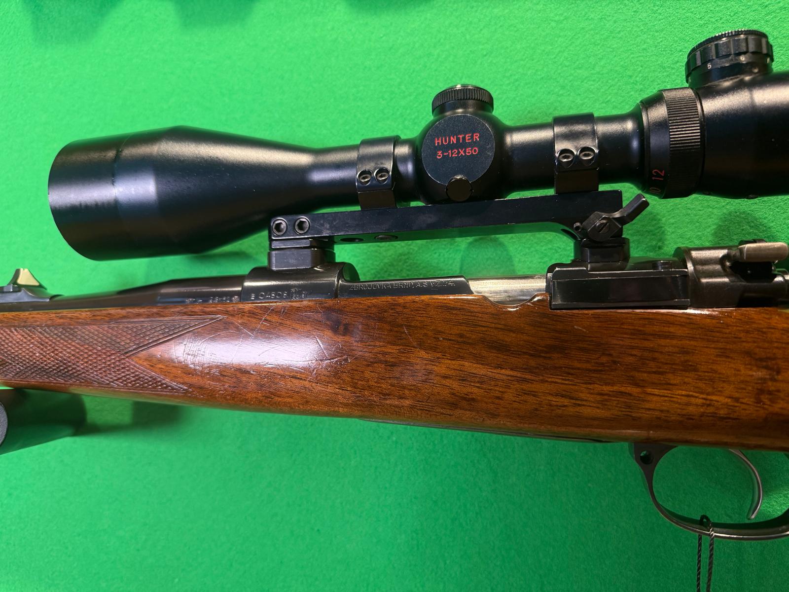 Repetierer 9,3x62 mit Hunter 3-12x50