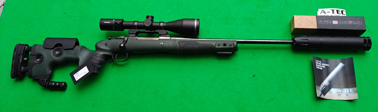 M98 7x64 inkl. Zielfernrohr & Schalldämpfer